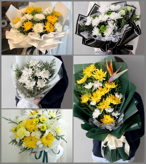 广东肇庆市德庆县永丰镇金郡村白事花束代送